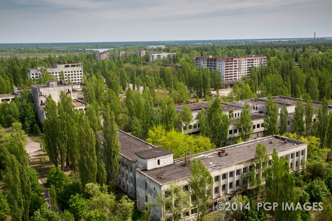 Grossman - luchtfoto Tsjernobyl. Beeld: Grossman