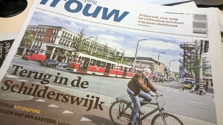 Nadat bleek dat de artikelen in Trouw over een 'shariadriehoek' in de Haagse Schilderswijk, publiceerde de krant een speciale bijlage over de wijk om het verkeerde beeld te corrigeren.